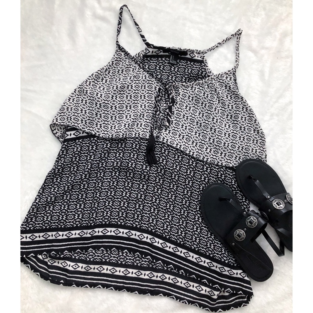 F21 Flounce Tank Top